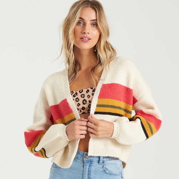 Billabong Striped Cardigan 